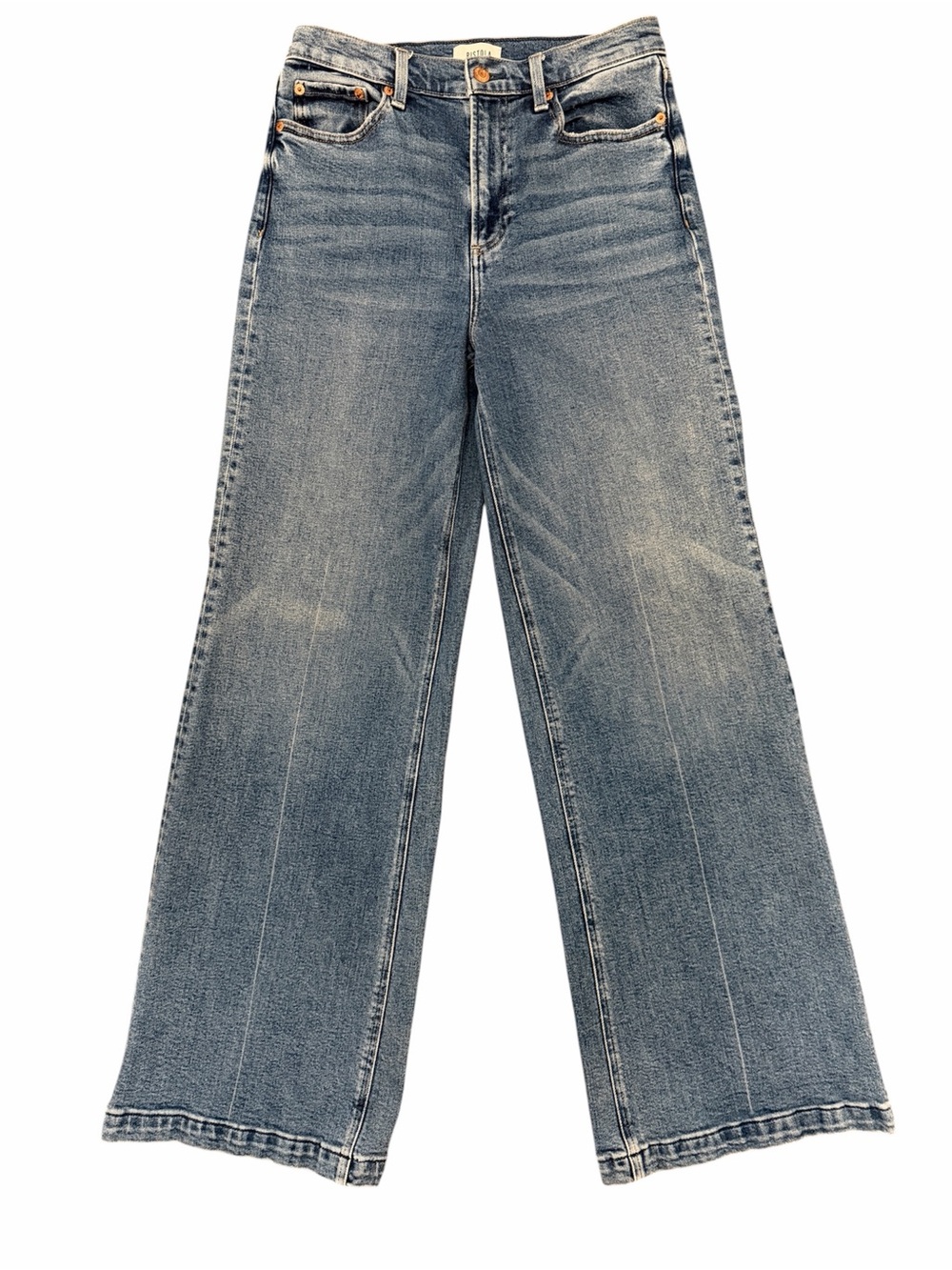Pistola Lana High Rise Waist Wide-Leg Jeans in Cider size 27
